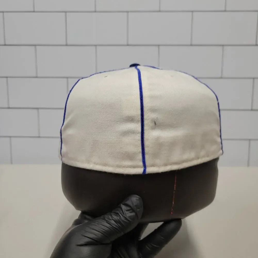 Vintage Roman Brooklyn Dodgers Cooperstown Collection Fitted Hat 7 1/2 USA